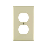 Placa de Nylon Leviton Decora, 1 Unidad, para Contacto Dúplex, Marfil