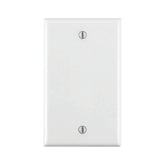Placa Ciega Leviton de Urea, 1 Unidad, Blanca, Tamaño Estándar