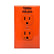 Kit de Contacto Dúplex Leviton, Tierra Aislada (IG), 15A, 125V, con Placa