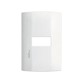 Placa Schneider Electric de 1 Módulo, Línea Duna, Color Blanco