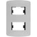 Placa Leviton de 1 Módulo, Acabado Pulido, Color Blanco