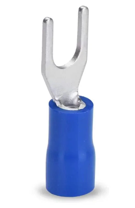 Terminal de Espada Argos, Aislada, Calibre 16-14 AWG, Ojillo 5/32, Azul (Bolsa 100 pz)