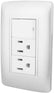 Placa Armada Sanelec Toscana, 1 Apagador y 2 Contactos, Acero Inox, Color Silver - imagen 3