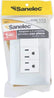 Placa Armada Sanelec Toscana, 1 Apagador y 2 Contactos, Acero Inox, Color Silver - imagen 2
