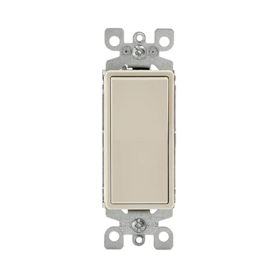 Interruptor de 3 Vías Leviton Decora, Iluminado, 15A, 120/277V, Blanco