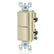 Interruptor Dúplex Leviton Decora, 2 en 1, 15A, 120/277V, Color Marfil - imagen 2