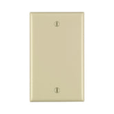 Placa Ciega Leviton de Urea, 1 Unidad, Marfil, Tamaño Estándar