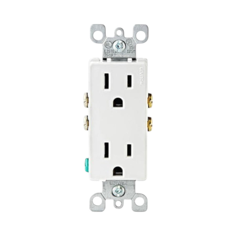 Contacto Dúplex Leviton Decora 15A 125V Color Blanco