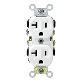 Contacto Dúplex Leviton 20A 125V 2P+3H Color Blanco