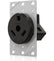 Contacto Fijo Leviton de Media Vuelta, 30A, 125V, NEMA L5-30R, 2P 3H