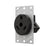 Contacto Fijo Leviton de Media Vuelta, 30A, 125V, NEMA L5-30R, 2P 3H