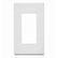 Placa de Nylon Leviton Decora Plus, 1 Unidad, Sin Tornillos, Blanca