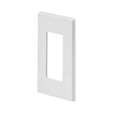 Placa de Nylon Leviton Decora Plus, 1 Unidad, Sin Tornillos, Blanca - imagen 2