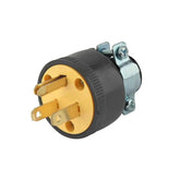 Clavija Industrial Sanelec Reforzada, 15A, 125V, con Abrazadera, NEMA 5-15P - imagen 2