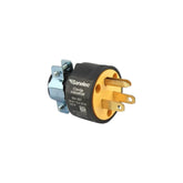 Clavija Industrial Sanelec Reforzada, 15A, 125V, con Abrazadera, NEMA 5-15P