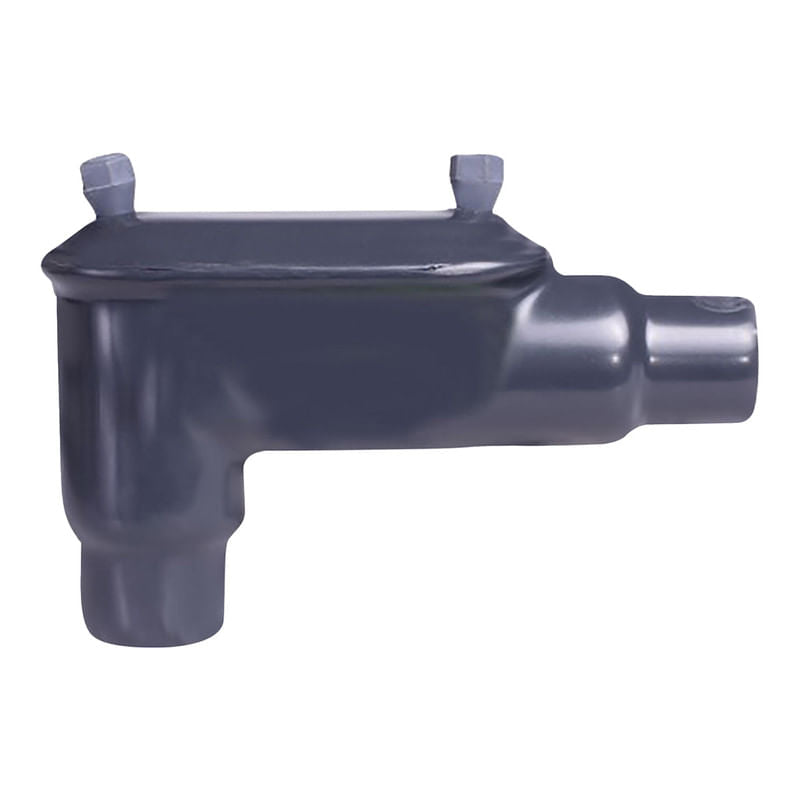 Condulet Crouse-Hinds Serie 7, Tipo L, 1 Pulgada, con Recubrimiento Dura-Bond Red