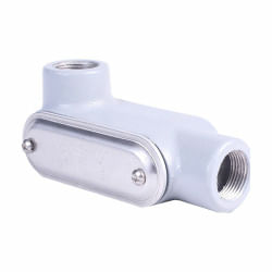 Condulet Crouse-Hinds Serie 7, Tipo L, 3/4 de Pulgada, con Tapa y Empaque
