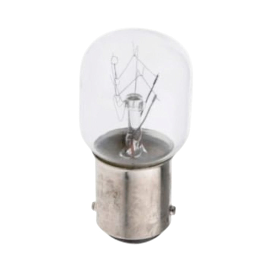 Bombilla Incandescente 230V 7W BA 15d Transparente