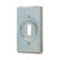 Tapa Feraloy Crouse Hinds para Apagador Sencillo en Caja FS/FD