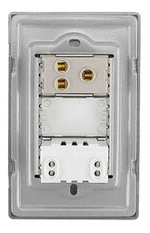 Placa Armada Sanelec Cordoba con 1 Contacto y 2 USB (2.1A) Gris - imagen 3