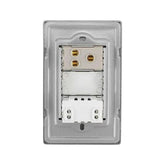 Placa Armada Sanelec Cordoba con 1 Contacto y 2 USB (2.1A) Gris - imagen 3