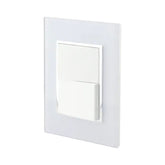 Placa Armada Sanelec Venecia, 2 Apagadores Sencillos y 1 de Escalera, Blanco - imagen 2