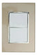 Placa Armada Sanelec Venecia con 2 Apagadores Sencillos, Color Champagne