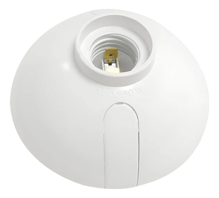 Portalámpara de Plástico Argos, Sencillo de Sobreponer, Base E26/E27