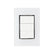 Placa Armada Sanelec Venecia con 3 Apagadores Sencillos, 10A, Blanco