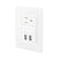 Placa Armada Sanelec con 1 Contacto y 2 Puertos USB