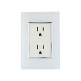 Placa Sanelec Línea Venecia Blanco con Contacto Doble Aterrizado 127V | SE344748 - imagen 4