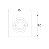 Extractor de Aire Estevez, 4 pulgadas, para Ventana o Muro, Blanco - imagen 6