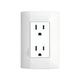 Contacto Dúplex Schneider Electric Duna, 15A, 127V, 2 Polos + Tierra, Blanco