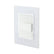 Placa Armada Sanelec Venecia con 3 Apagadores Sencillos, 10A, Blanco - imagen 2