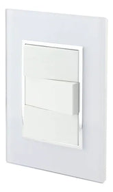 Placa Armada Sanelec Venecia con 3 Apagadores Sencillos, 10A, Blanco - imagen 2