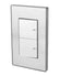 Placa Armada Sanelec con 1 Apagador Sencillo y 1 de Escalera, Blanco - imagen 2