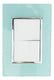 Placa Armada Sanelec Venecia Aqua, 1 Apagador Sencillo y 1 de Escalera, Uso Exterior, IP54