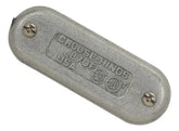Tapa Ciega Redonda Crouse Hinds 2 1/2 y 3 pulg para Condulet Serie 7 - imagen 2