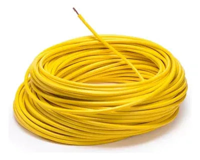 Cable Automotriz Flexible Argos, Calibre 16 AWG, Amarillo, Rollo de 100 m