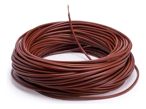 Cable Automotriz Flexible Argos, Calibre 16 AWG, Café, Rollo 100 m