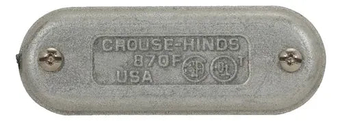 Tapa Ciega Redonda Crouse Hinds 2 1/2 y 3 pulg para Condulet Serie 7