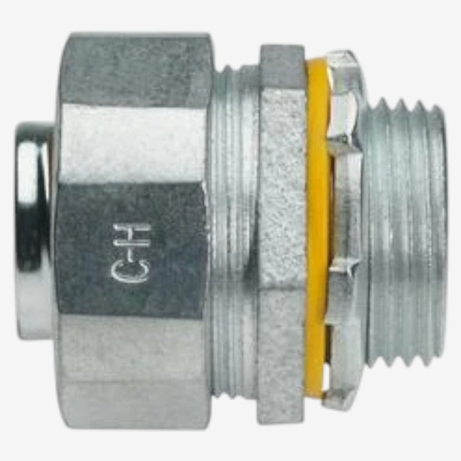 Conector Recto Liquid Tight 1/2' con Bond Rojo Crouse Hinds Modelo LT-50 DBR