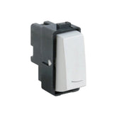 Pulsador Schneider Electric Duna, 10A, 127V, 1 Módulo, Blanco
