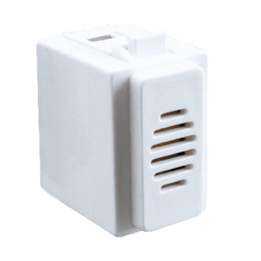 Zumbador Modular Schneider Electric Duna, 10A, 127V, Blanco