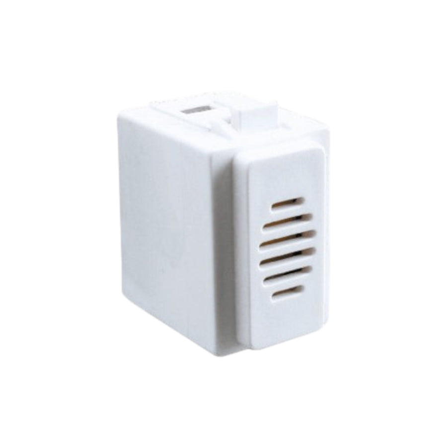 Zumbador Modular Schneider Electric Duna, 10A, 127V, Blanco