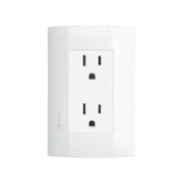 Kit Contacto Dúplex Schneider Electric Duna, 15A, 127V, 2P+T, Blanco, con Placa