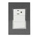 Placa Armada Sanelec Venecia, 2 Apagadores y 1 Contacto, Color Humo