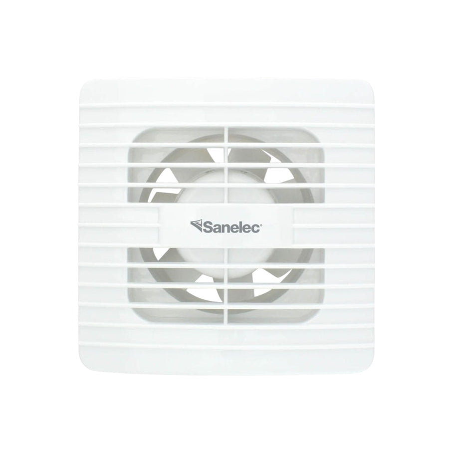 Extractor de Aire Sanelec para Baño, 6 Pulgadas, Color Blanco