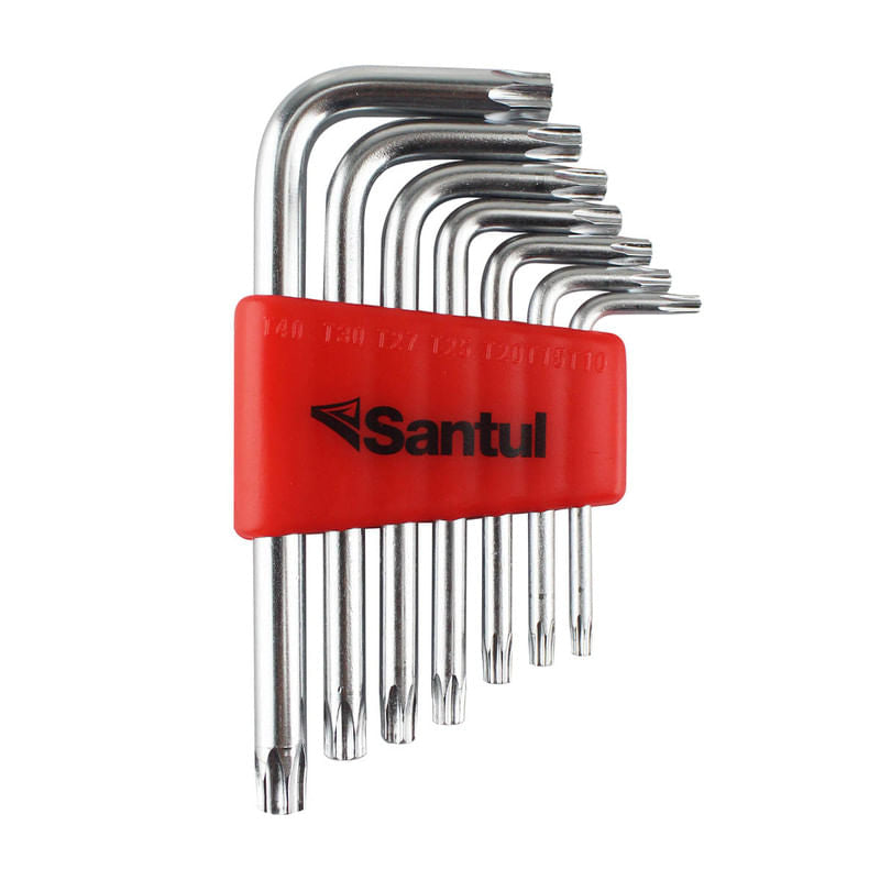 Juego de 7 Llaves Torx Santul Tipo Navaja
