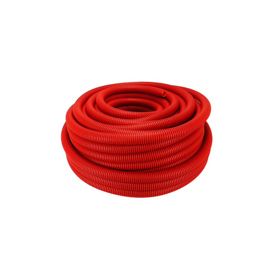 Poliflex Rojo Extra Resistente Residencial con Guía de 3/4 de Pulgada Rollo de 50 m